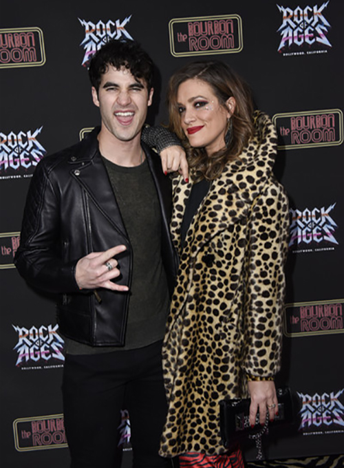 (image for) Darren Criss Leather Jacket #1