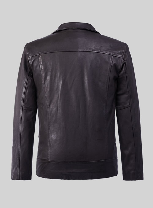 (image for) Dauntless Purple Biker Leather Jacket - Click Image to Close