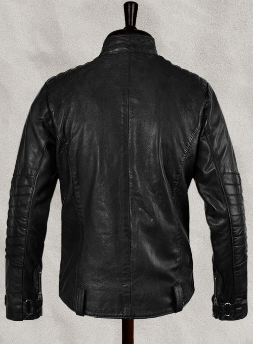 (image for) Thick Goat Black Washed & Wax David Leather Jacket