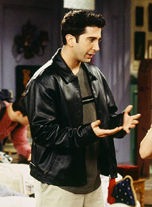 (image for) David Schwimmer Friends Season 4 Leather Jacket