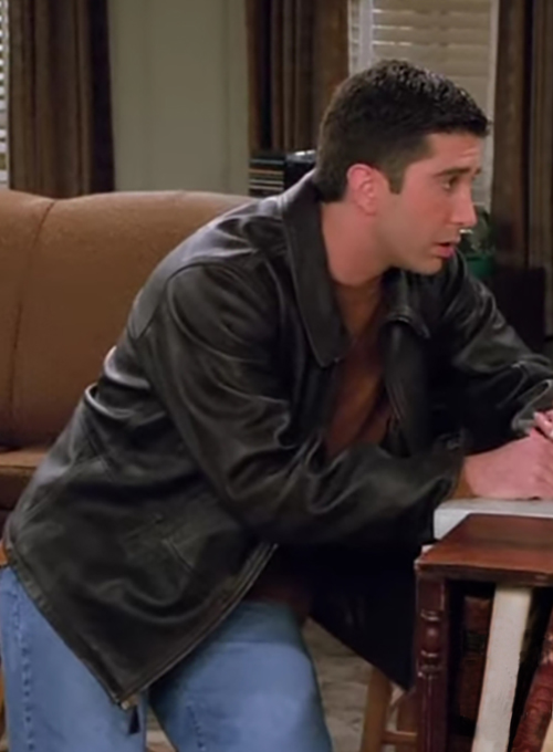 (image for) David Schwimmer Friends Season 2 Leather Jacket