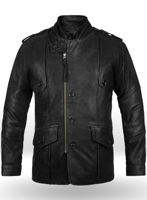 Distressed Black Leather Jacket # 106 : LeatherCult.com, Leather Jeans ...