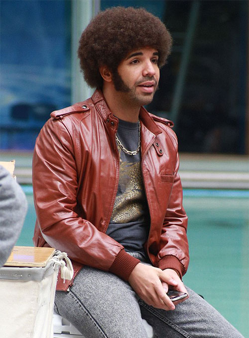 (image for) Drake Graham Anchorman 2: The Legend Continues Leather Jacket