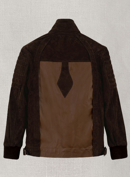 (image for) Dark Tan Daniel Radcliff Horns Leather Jacket