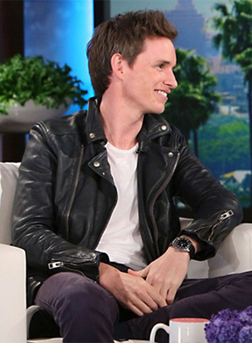 (image for) Eddie Redmayne Leather Jacket