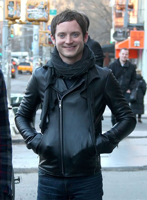 (image for) Elijah Wood Leather Jacket - Click Image to Close