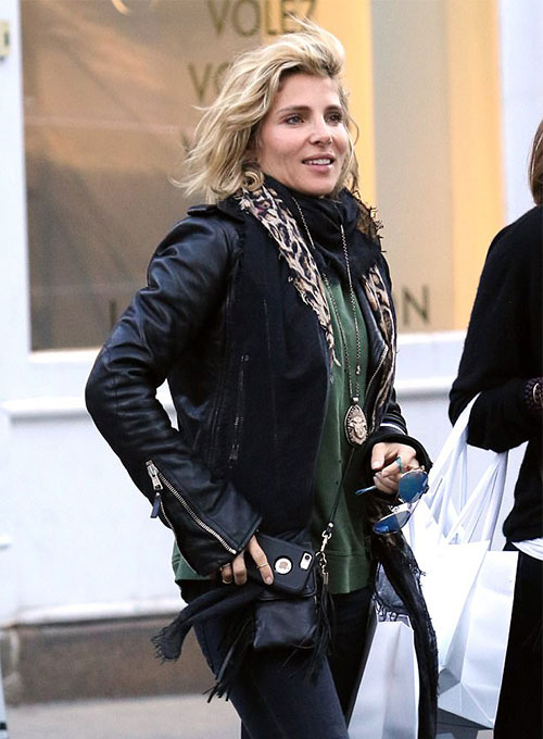 (image for) Elsa Pataky Leather Jacket #2