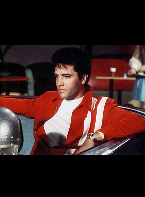 (image for) Elvis Presley Speedway Red Leather Jacket