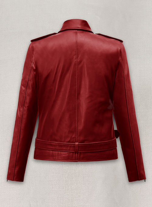 (image for) Emilia Clarke Last Christmas Leather Jacket