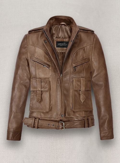 (image for) Espanol Timber Brown Leather Jacket #517