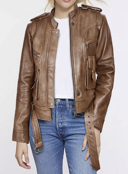 (image for) Espanol Timber Brown Leather Jacket #517