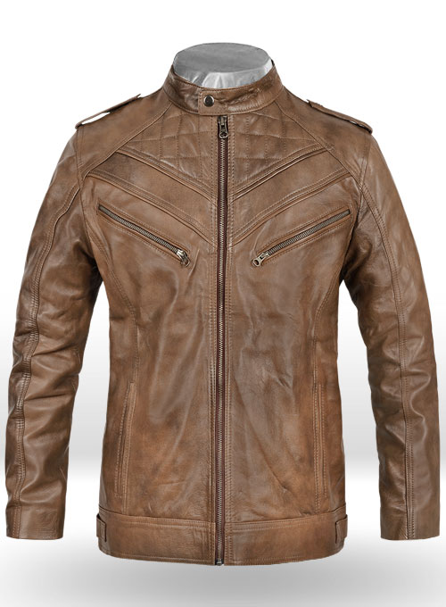 Espanol Timber Brown Brewer Leather Jacket : LeatherCult.com, Leather ...