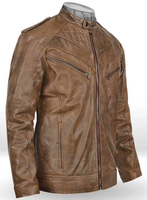 Espanol Timber Brown Brewer Leather Jacket : LeatherCult.com, Leather ...