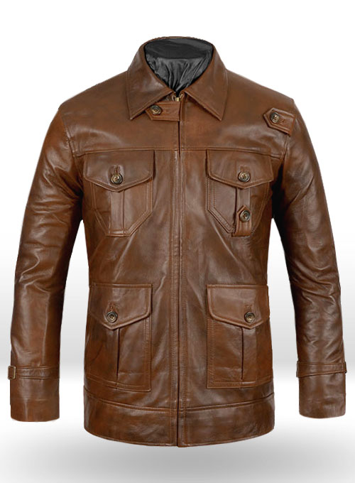 (image for) The Expendables 2 Jason Statham Leather Jacket