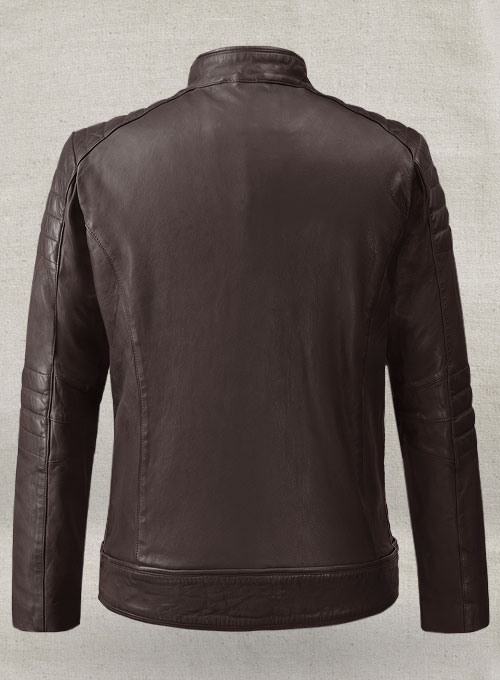 (image for) Firefly Moto Brown Biker Leather Jacket