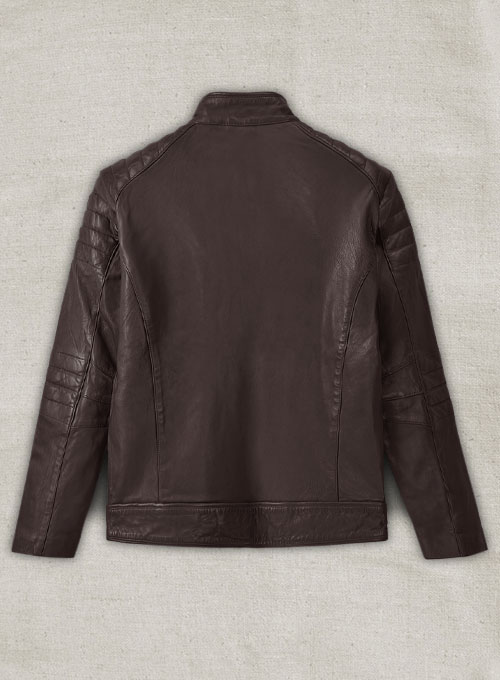 (image for) Firefly Moto Brown Biker Leather Jacket