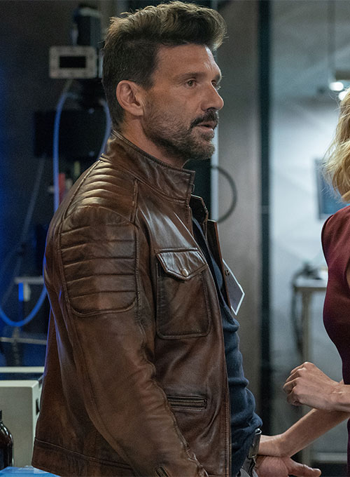 (image for) Frank Grillo Boss Level Leather Jacket - Click Image to Close