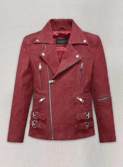 (image for) French Red Suede Leather Jacket # 903