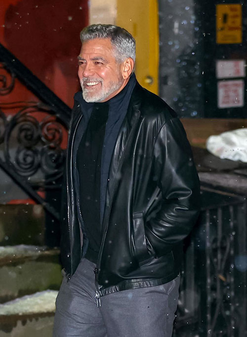 (image for) George Clooney Leather jacket