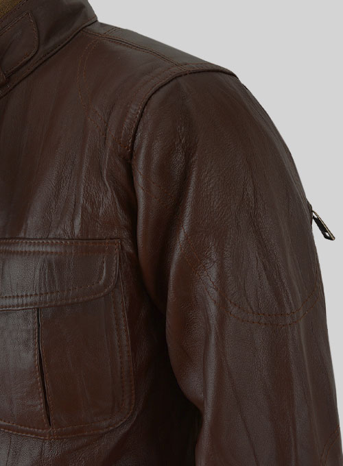 (image for) Gerard Butler Leather Jacket #1