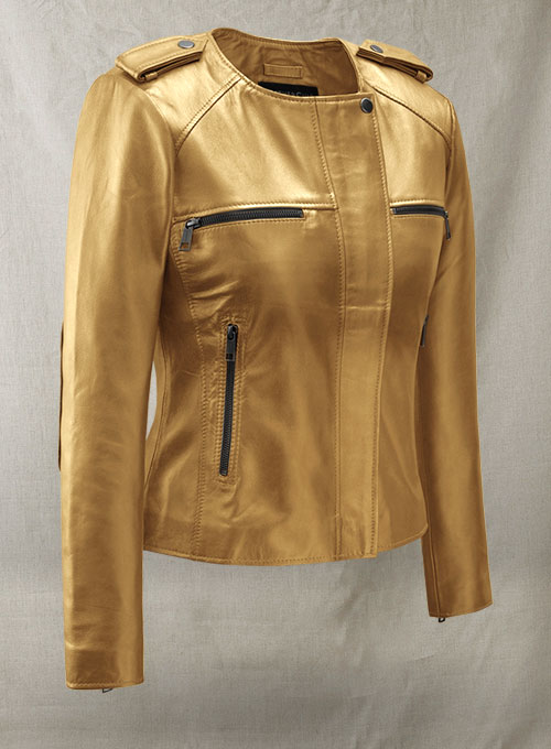 (image for) Golden Lizzy Caplan Now You See Me 2 Leather Jacket