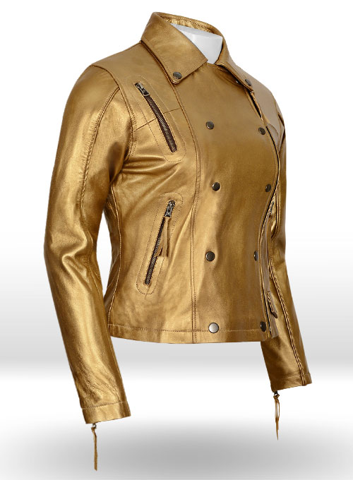 Golden Leather Jacket 288 LeatherCult