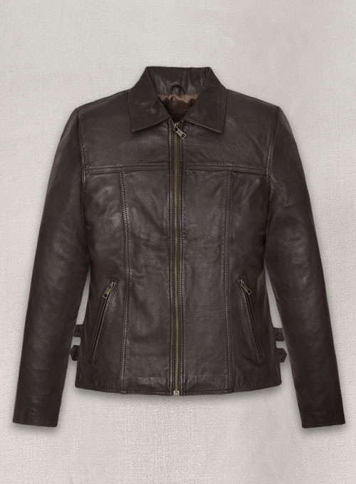 (image for) Hailey Baldwin Bieber Leather Jacket #1