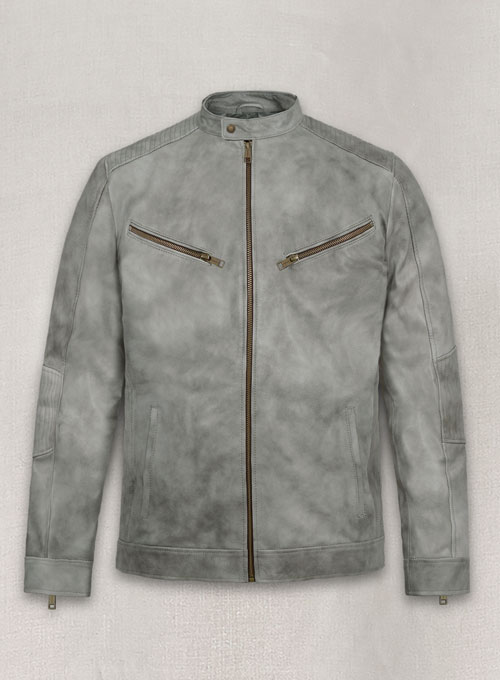 (image for) Harbor Gray Leather Jacket # 656