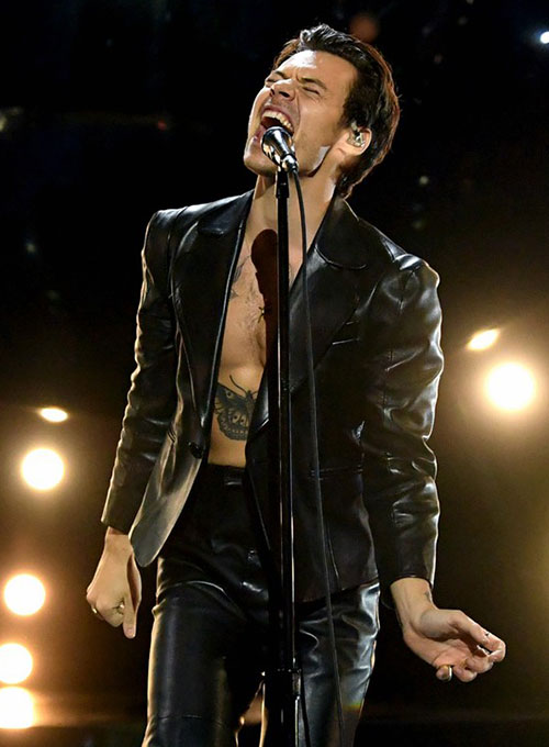 (image for) Harry Styles Leather Blazer