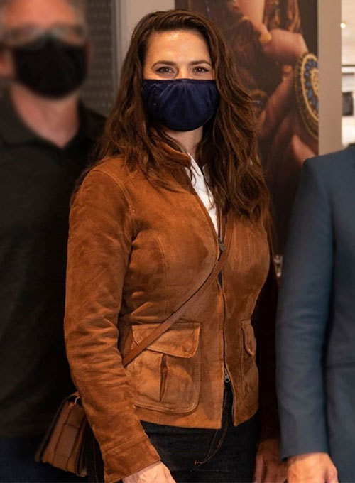 (image for) Hayley Atwell Mission Impossible Leather Jacket