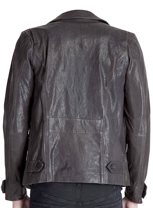 baggy leather jacket