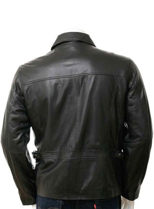 baggy leather jacket