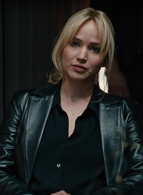 (image for) Jennifer Lawrence Joy Leather Blazer