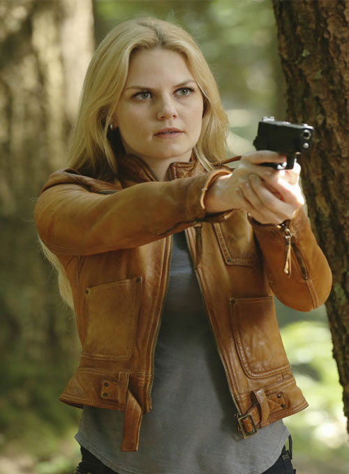 (image for) Jennifer Morrison Once Upon A Time Leather Jacket #2 - Click Image to Close