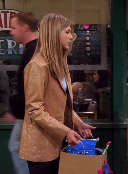 (image for) Jennifer Aniston Friends Season 5 Leather Blazer - Click Image to Close