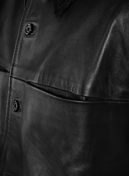 (image for) Jim Morrison Classic Leather Shirt - Click Image to Close