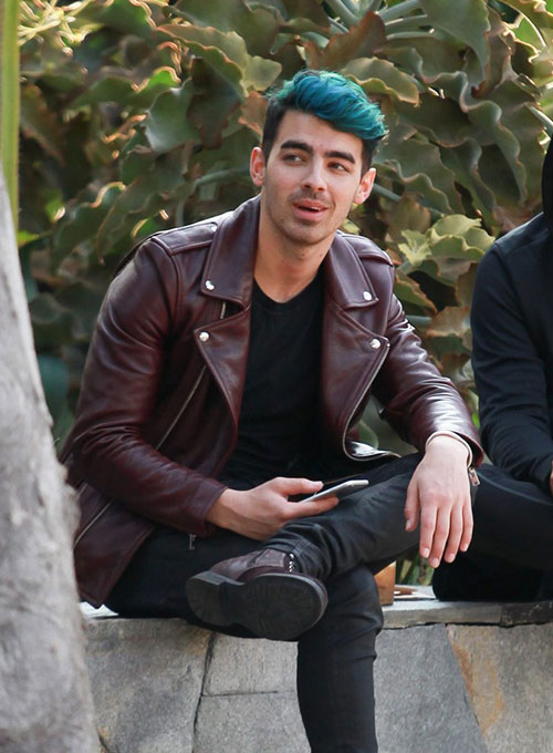 (image for) Joe Jonas Leather Jacket