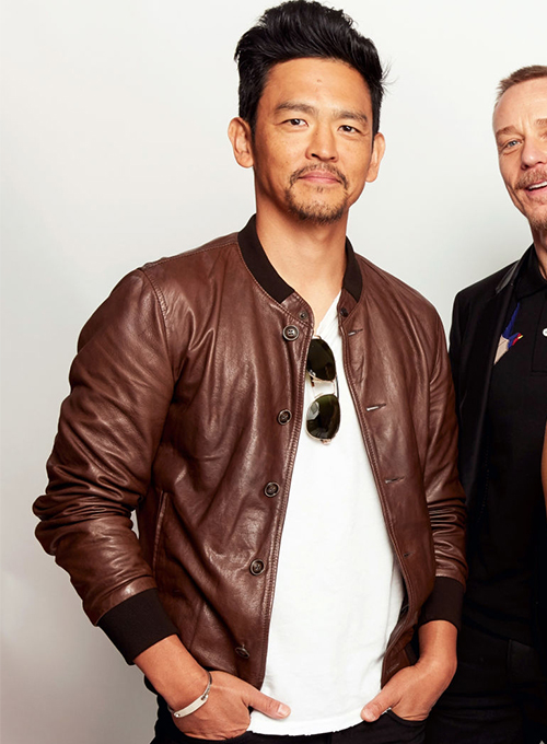 (image for) John Cho Leather Jacket #2