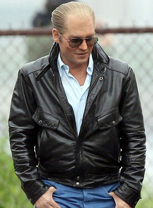 (image for) Johnny Depp Black Mass Leather Jacket