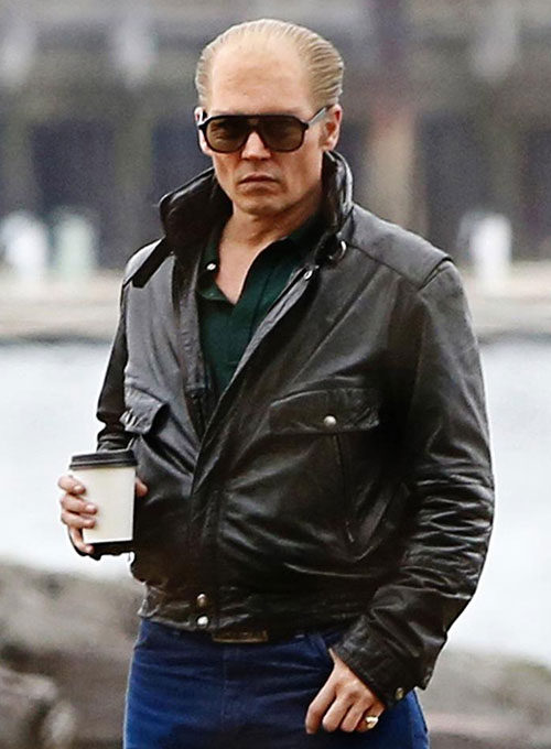 (image for) Johnny Depp Black Mass Leather Jacket