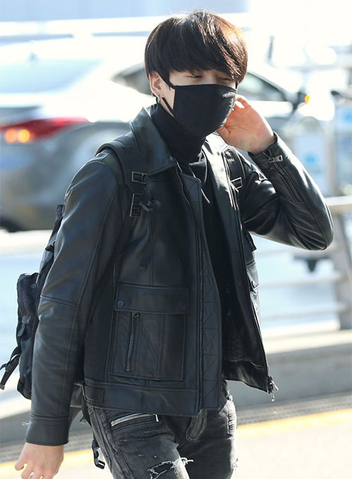 (image for) Jungkook Leather Jacket #1