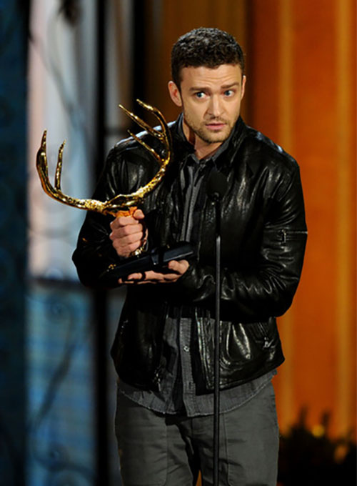 (image for) Justin Timberlake Guys Choice Awards Leather Jacket