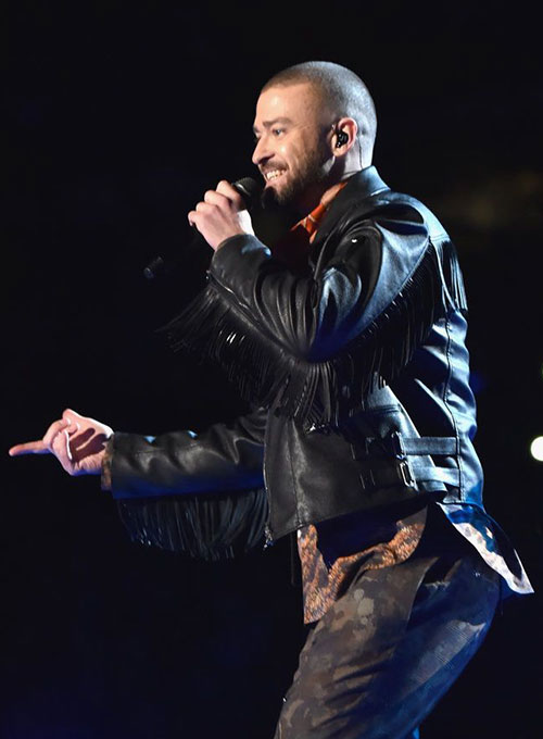 Justin Timberlake Super Bowl Halftime Show 2018 Leather Jacket ...