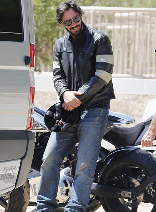 (image for) Keanu Reeves Leather Jacket