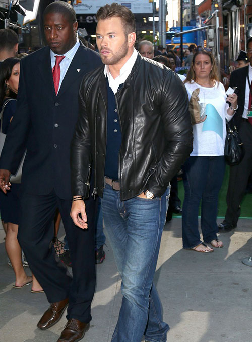 (image for) Kellan Lutz Leather Jacket