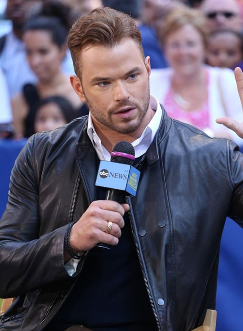 (image for) Kellan Lutz Leather Jacket