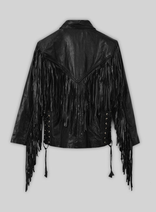 (image for) Leather Fringe Jacket #1006