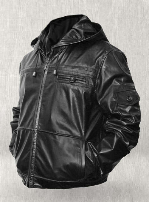 (image for) Leather Hood Jacket #704 - Click Image to Close