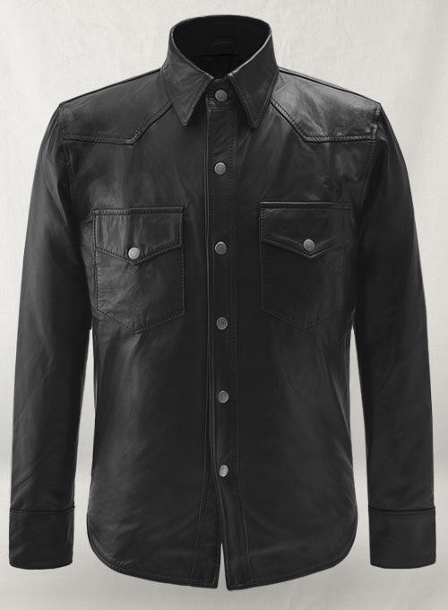 (image for) Leather Shirt Jacket - #1S