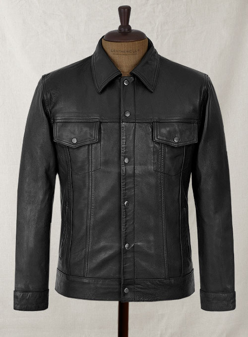 (image for) Leather Trucker Jacket